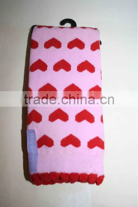 pink knitting leg warmers for kids
