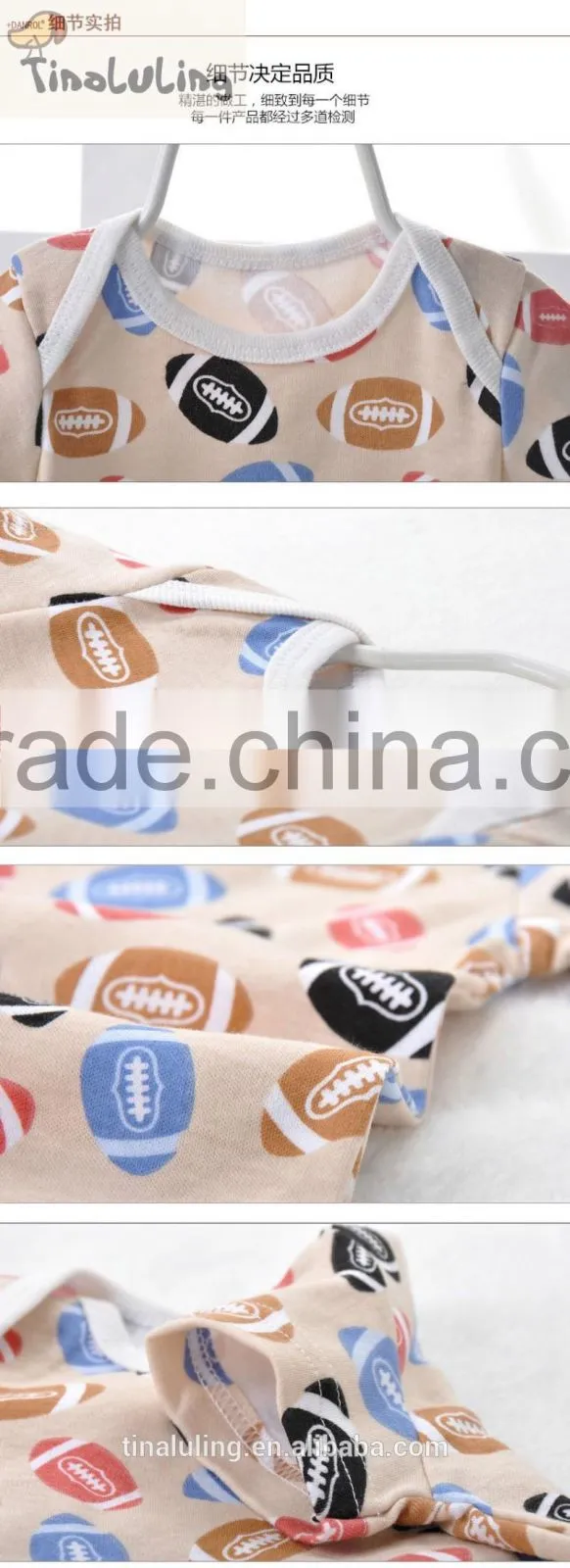 2015 top fashion Unisex 100% cotton wholesale baby bodysuits newborn baby clothing ,Infant rompers
