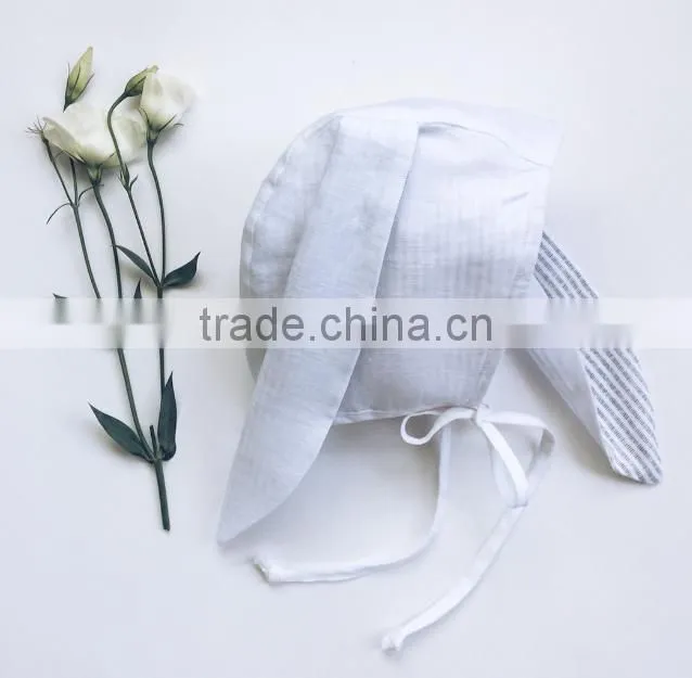 New Arrivals Cute Girl Special Birthday Gifts Rabbit Bonnets Good Quality Baby Bonnet