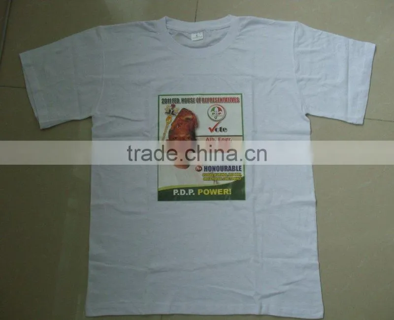 cheapest white Tshirt with electoral logo