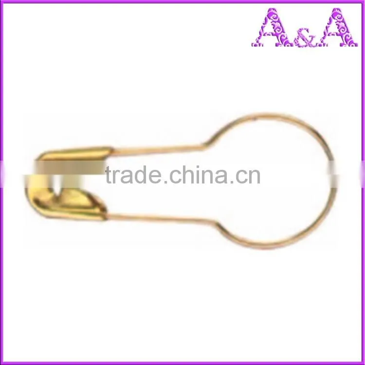 wholesale plating steel hang tag safety pin
