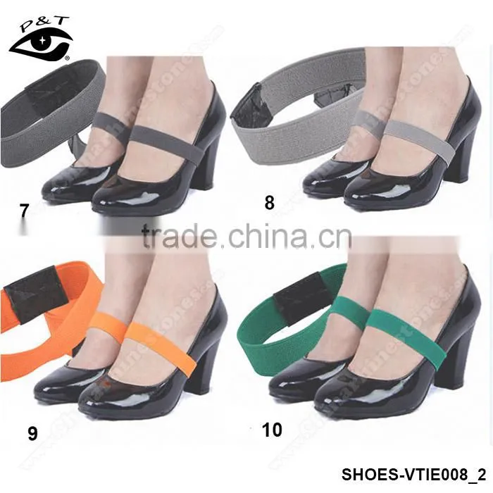 Elastic shoe lace stretch shoelace for high heels shoe accessories