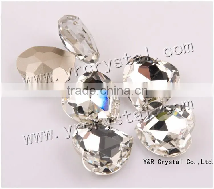 4827 Crystal Beads 28mm Siam Color Loose Faceted Gemstones