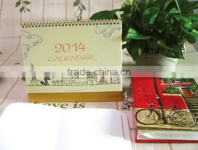 High Quality 2014 Calendar Desk Calendar/Calendar Printing