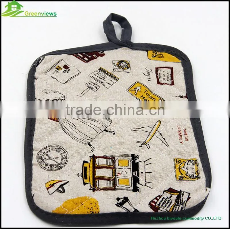 Kitchen Plain Pot Holder Custom silicone holder Heat Insulation rubber hot pot mat