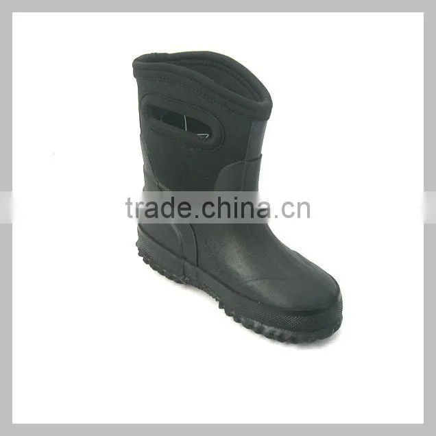 5mm neoprene girls' rain boots