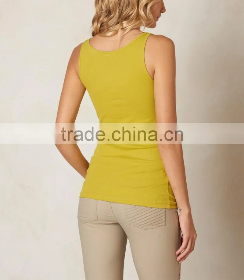 Wholesale Nylon Spandex Sexy Tank Top Dry Fit Workout Clothes For Women