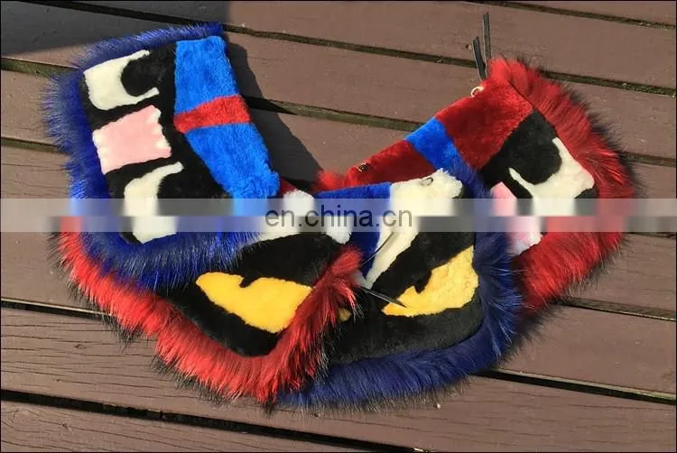 2016 Top Fashion and Luxury Real Sheep Skin Fur Bag / Lady Monster Fur Bag