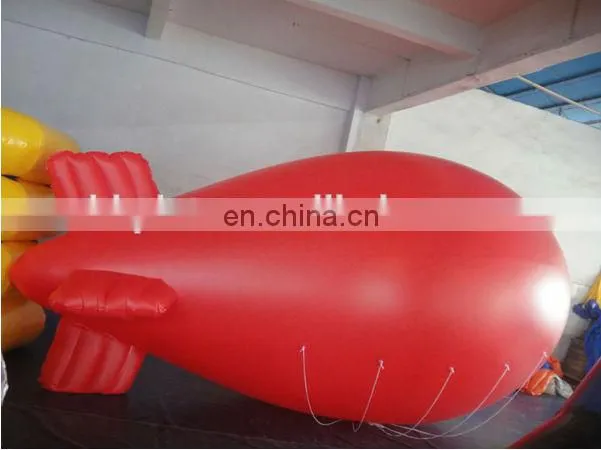 inflatable airship,big orange inflatable blimp,inflatable helium airship for promotion