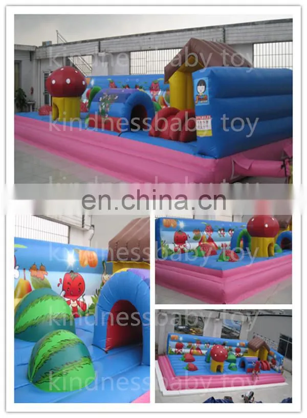 inflatable park amusement m / inflatable fruits Land / kids inflatable amusement park