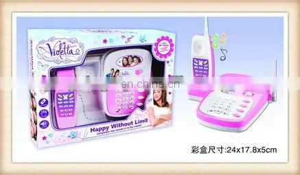 hot sale electronic plastic telephone toy for kids