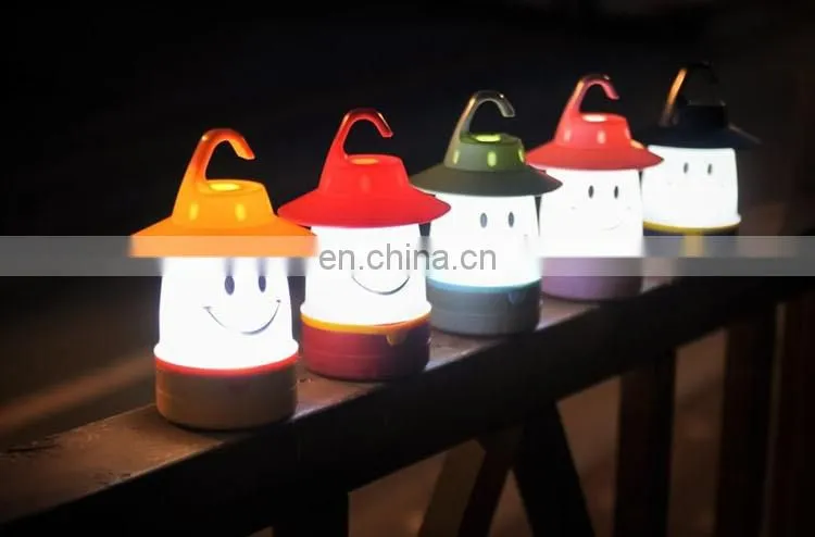2017 Latest fashion night lamp hanging cute smile face LED night lighting lamp