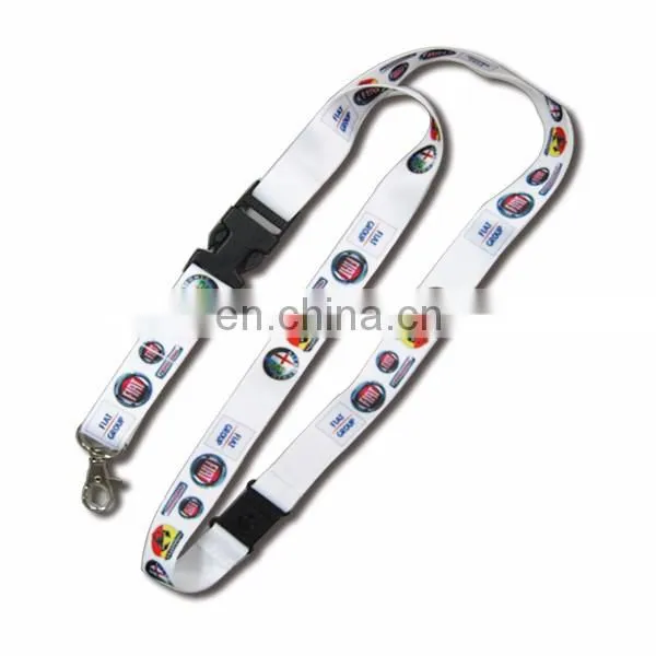 Dye sublimation printing lanyard