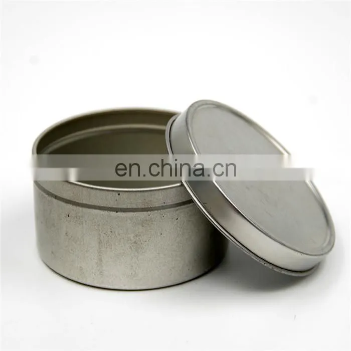 Dongguan factory candle soy round cylinder screw cap aluminium tin
