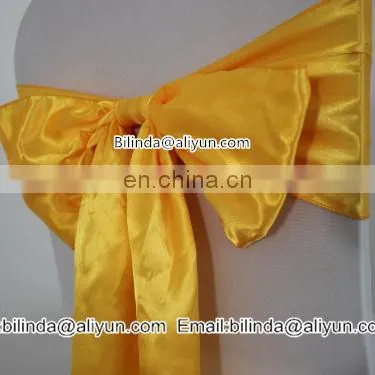 OEM factory wedding chair cover sash,chair bows with butterfly