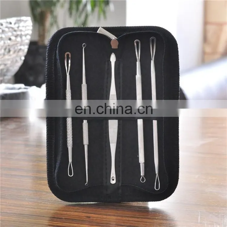 Daywons 2016 New 5-piece Stainless Acne Needle Blemish Tool Set