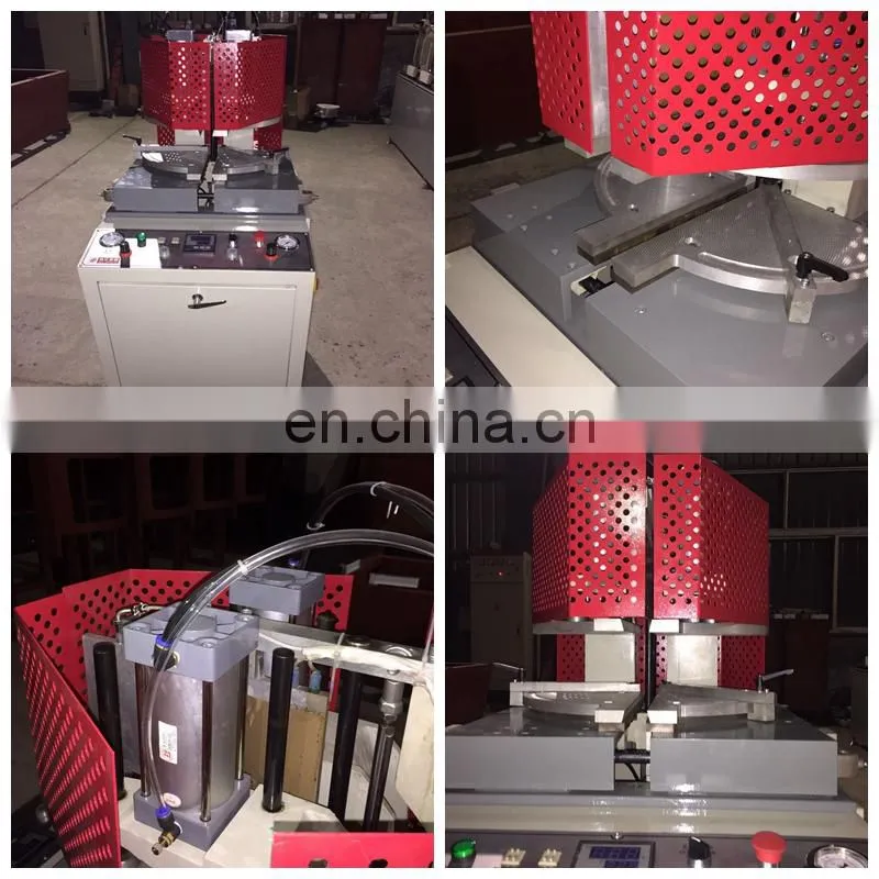 single head pvc profile any angle point welding machine