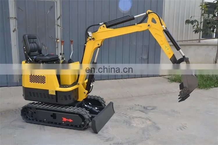 walk behind mini excavator 1.0 ton mini excavator with track extension chinese mini excavator for sale