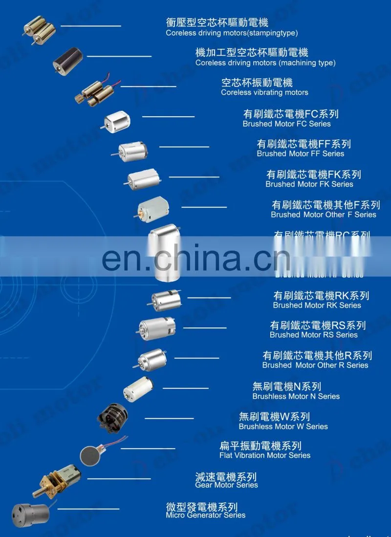12v DC Motor 280 Chaoli Motor For Car Mirror And Car Central Lock Actuator