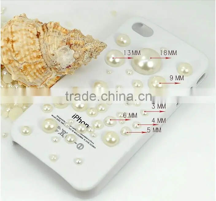 M0917 half hotfix pearl ceramic beads;half hotfix ceramic pearl beads;half beads hotfix ceramic pearl