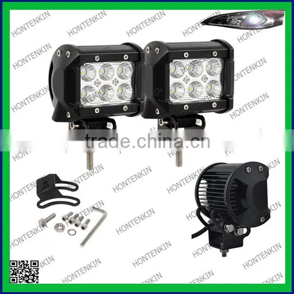 18w 1260lm Spot Led Work Light Bar Off-road SUV Boat 4x4 Jeep Lamp 4wd