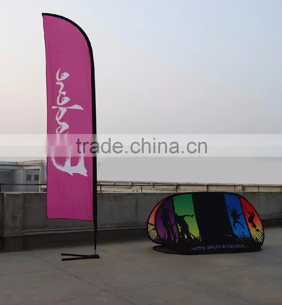 Outdoor banner flying banner feather flag flying flag for display