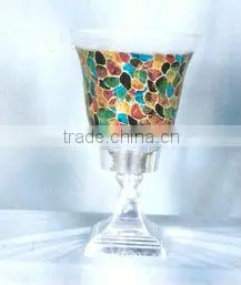 Metal Hurricane Lamp Candle Holder