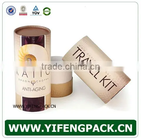Custom round cylinder gift packaging box with lid