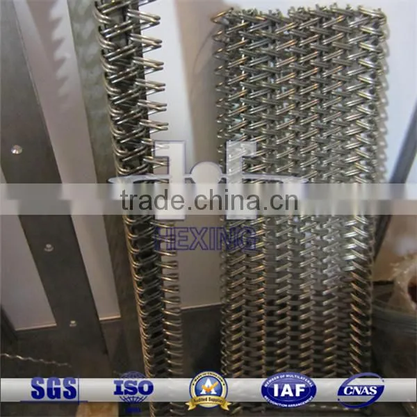 Balance Weave Conveyor Belt| Stainless Steel Flat Wire Spiral Woven Conveyor Belt
