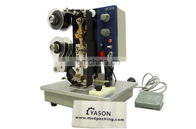 1-3line Date Coding Machine Electric Ribbon Coding Printer/date coding
