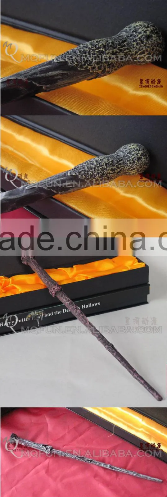 MINI QUTE 36 cm in box harry potter 8 different characters's magic wand action figures brinquedo boys toys NO.MQ 061