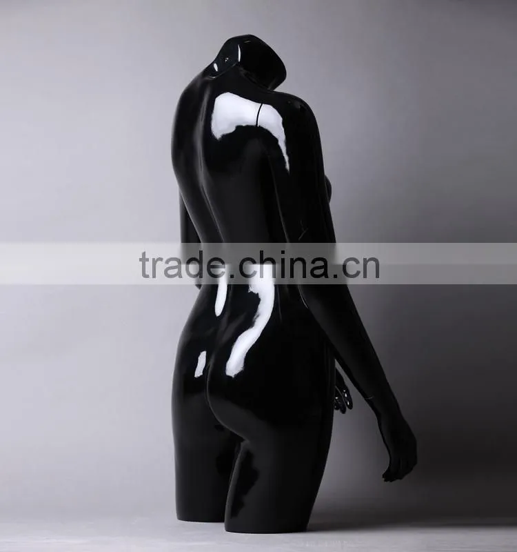 window display high quality fiberglass female torso mannequin