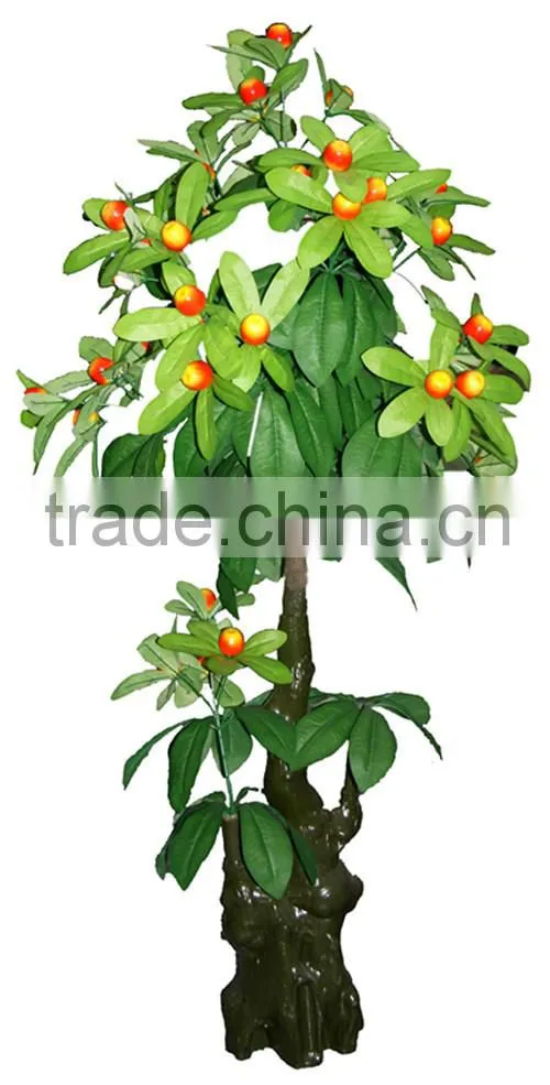 artificial trees fabreic plastic material artificial fruits artificial plants with fruits