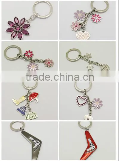 Metal stainless steel charms key dangle charms