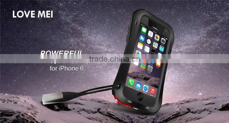 LOVE MEI Waterproof Dustproof Drop-proof Case Cover For Iphone and Samsung
