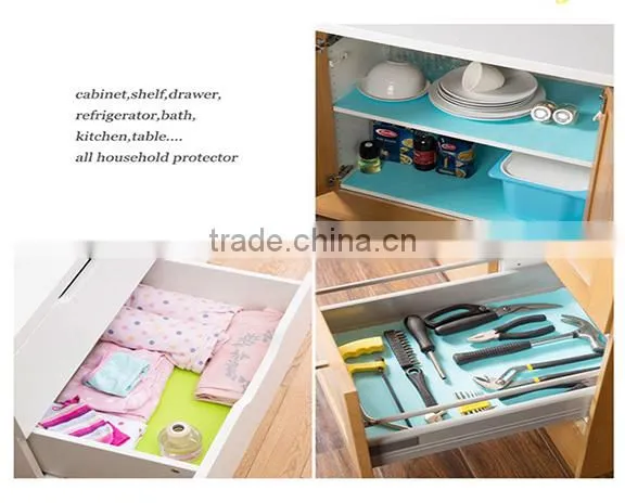 Hot sale waterproof muiltipurpose mat, smelless eva shelf liner, kitchen accesorries