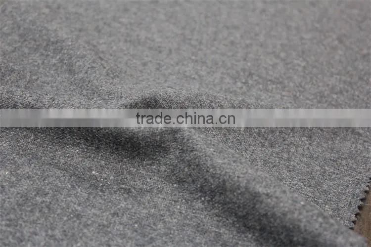 151204-1 Fashion Hot Sell Middle Grey Worsted Woollen Fabric With Special Discount