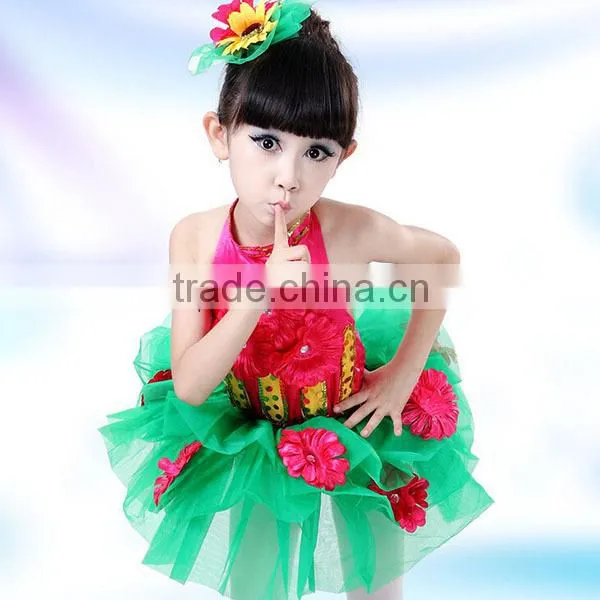 New design In-stock children princess modern dance costume girls dance costumes ballet princess dance costume