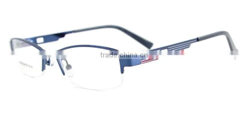 New Model Men Eyewear Metal Half Frame Glasses Frame