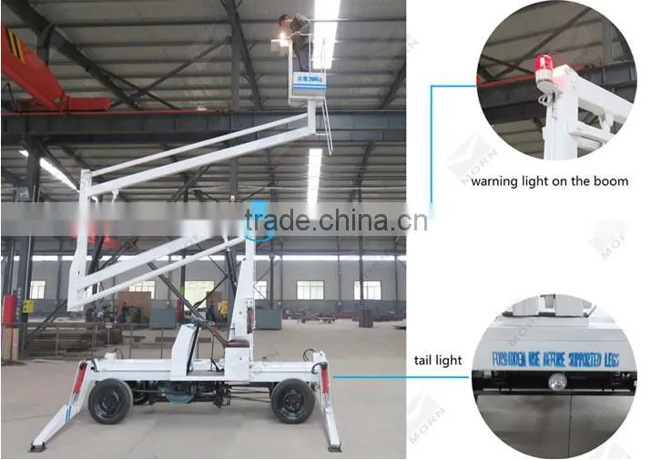 200kg Hydraulic Boom Lift/Compact Boom Lift/Trailer Boom Lift
