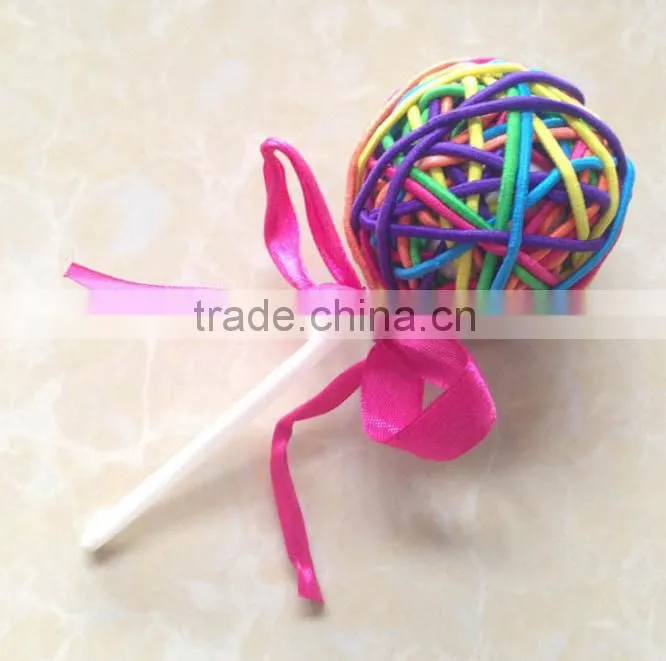 hot sale lollipop good quality custom printed elastic hair band
