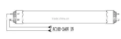 T8 8W 600mm 2ft Samsung SMD 5630 led tube light 60cm