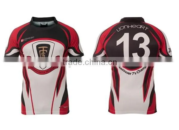 wholesales cheap youth sublimation rugby football jersey, 4xl rugby shirts