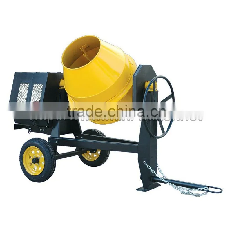 300L electric/gasoline/diesel concrete mixer with cast iron gear ring