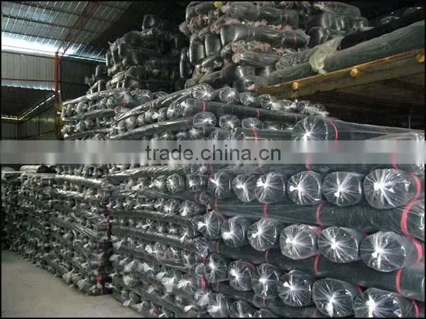 PE shade net Black