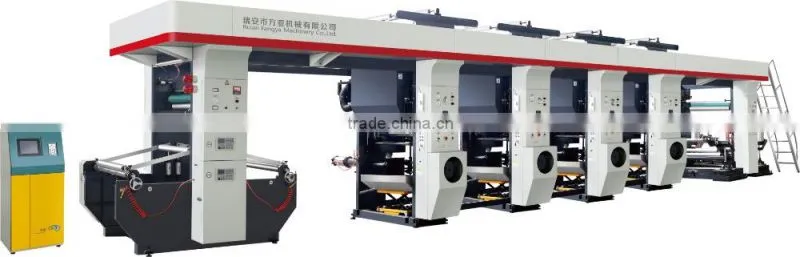 Film computer auto register gravure printing machine