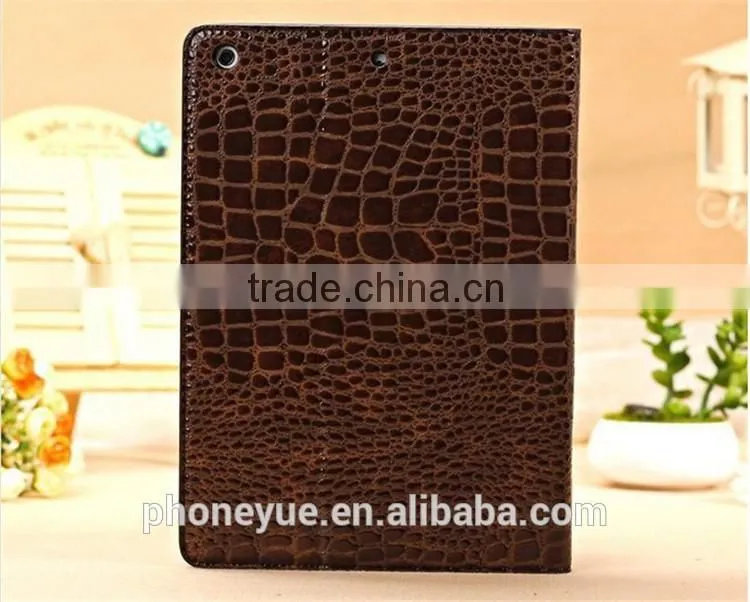 Protective Slim Crocodile Tablets Stand Leather Case for iPad Mini 1/2