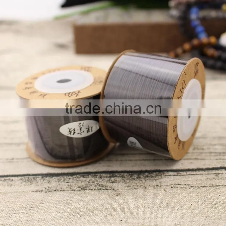 ST1037 0.8mm Dark Brown Nylon Braided Macrame Cords String Thread