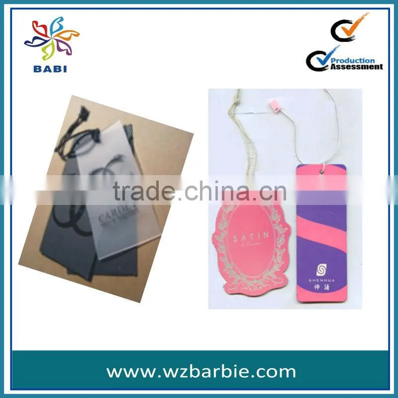 2013 paper hang tag clothing tag