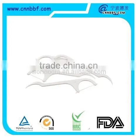 Easy useful dental floss pick with fluoridex thread